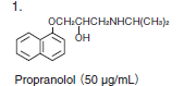 Propranolol (50 μg/mL)
